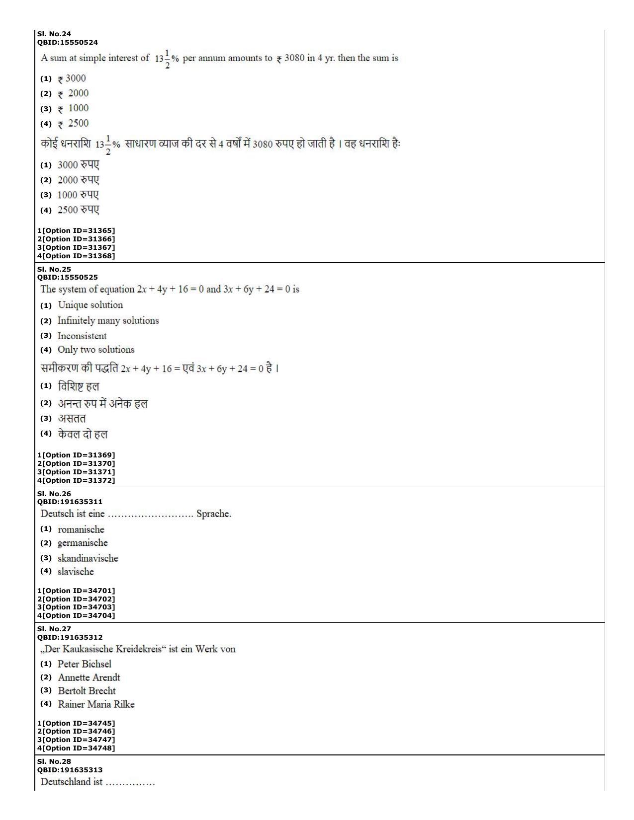 CUET (PG) 2022: PGQP-60 German (10-09-2022) Question Paper - Page 10