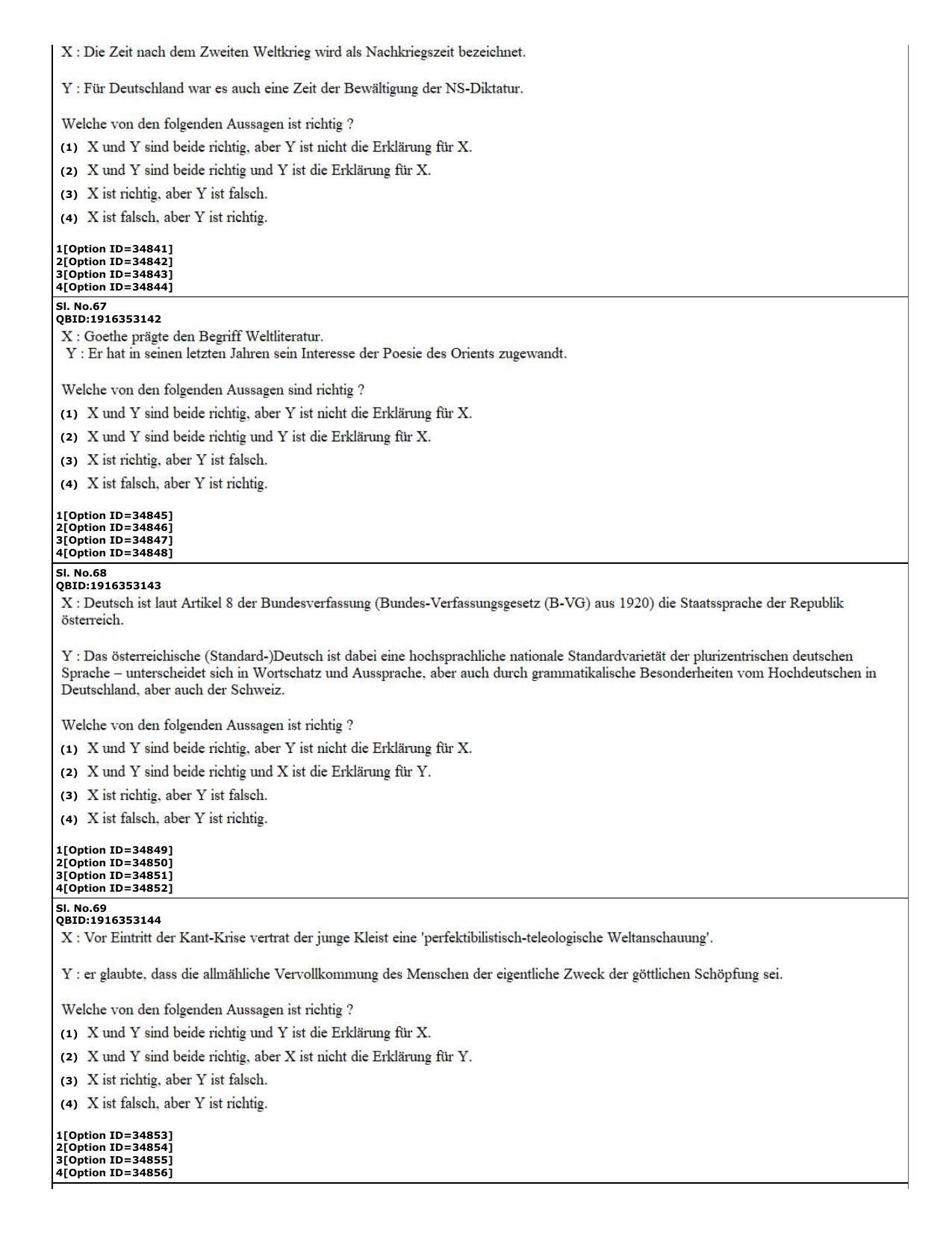 CUET (PG) 2022: PGQP-60 German (10-09-2022) Question Paper - Page 18