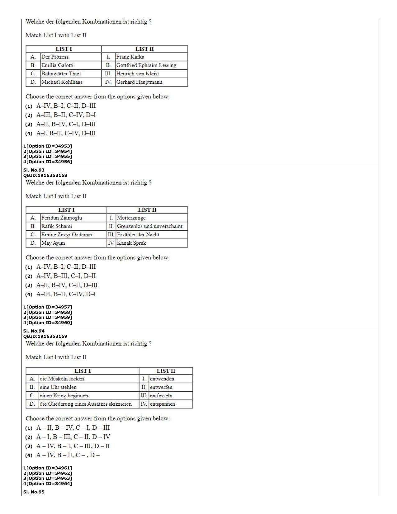 CUET (PG) 2022: PGQP-60 German (10-09-2022) Question Paper - Page 25