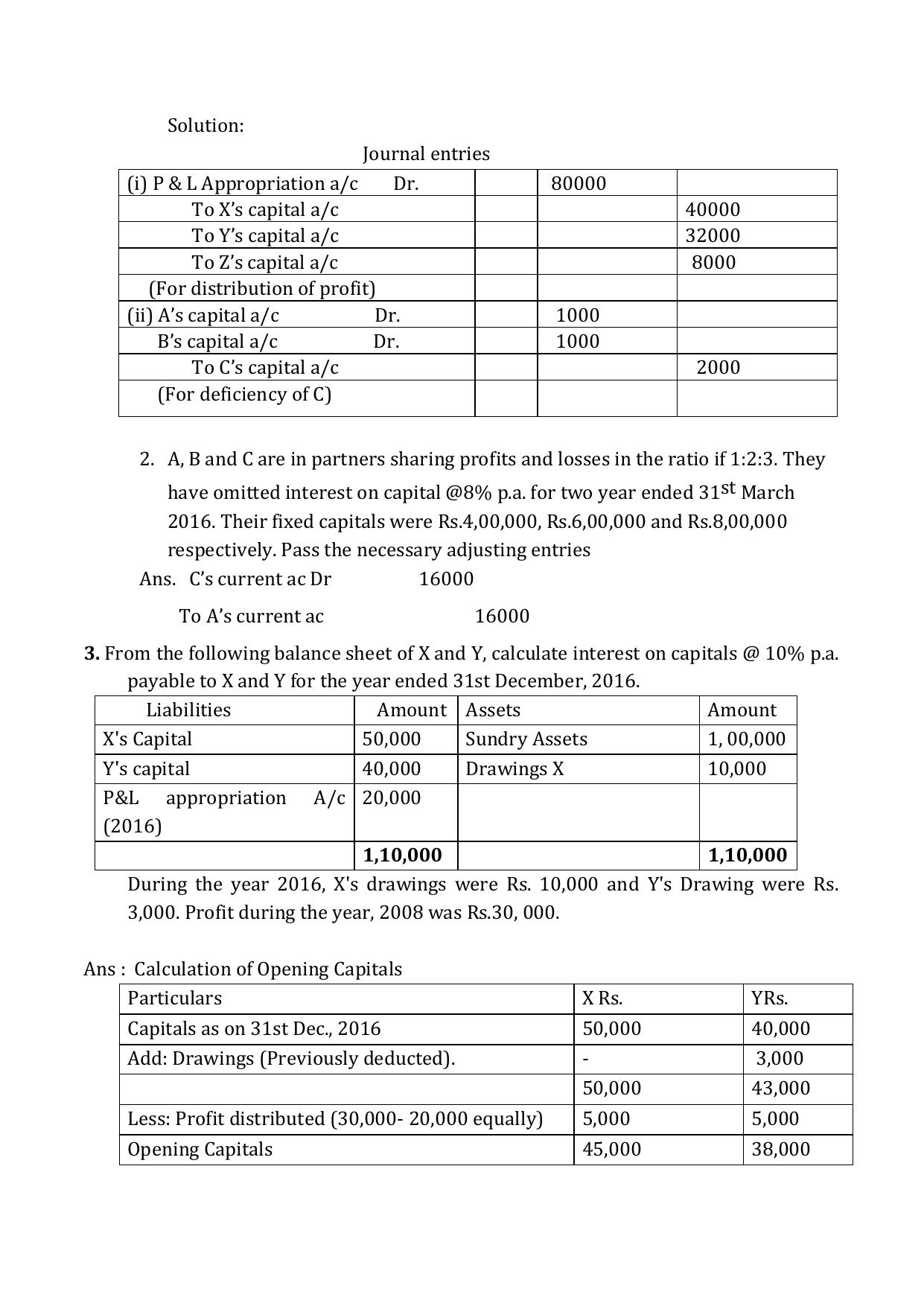 CBSE Worksheets for Class 12 Accountancy Admission of A Partner practical Problems - Page 2