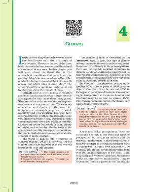 NCERT Book for Class 9 Geography Chapter 4 Climate