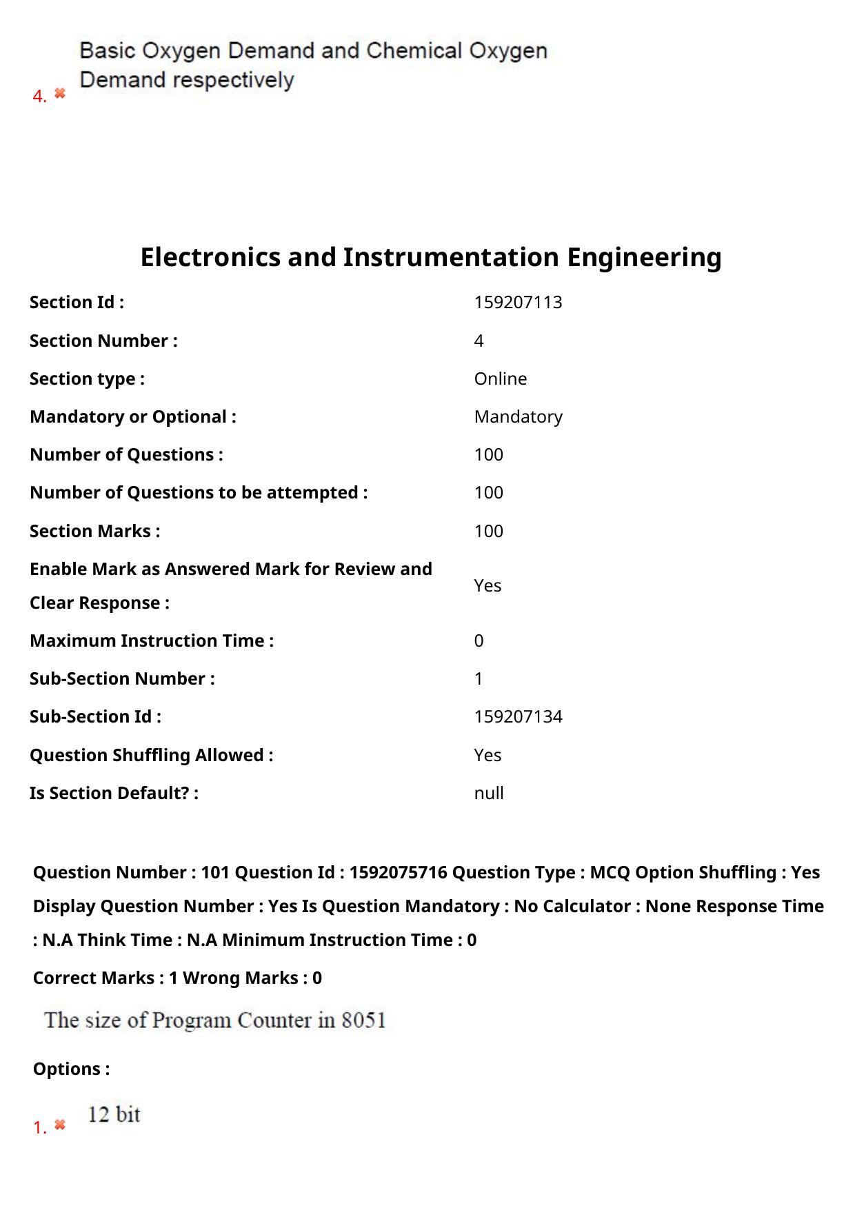 TS ECET 2023 Electronics and Instrumentation Engineering Question Paper - Page 69