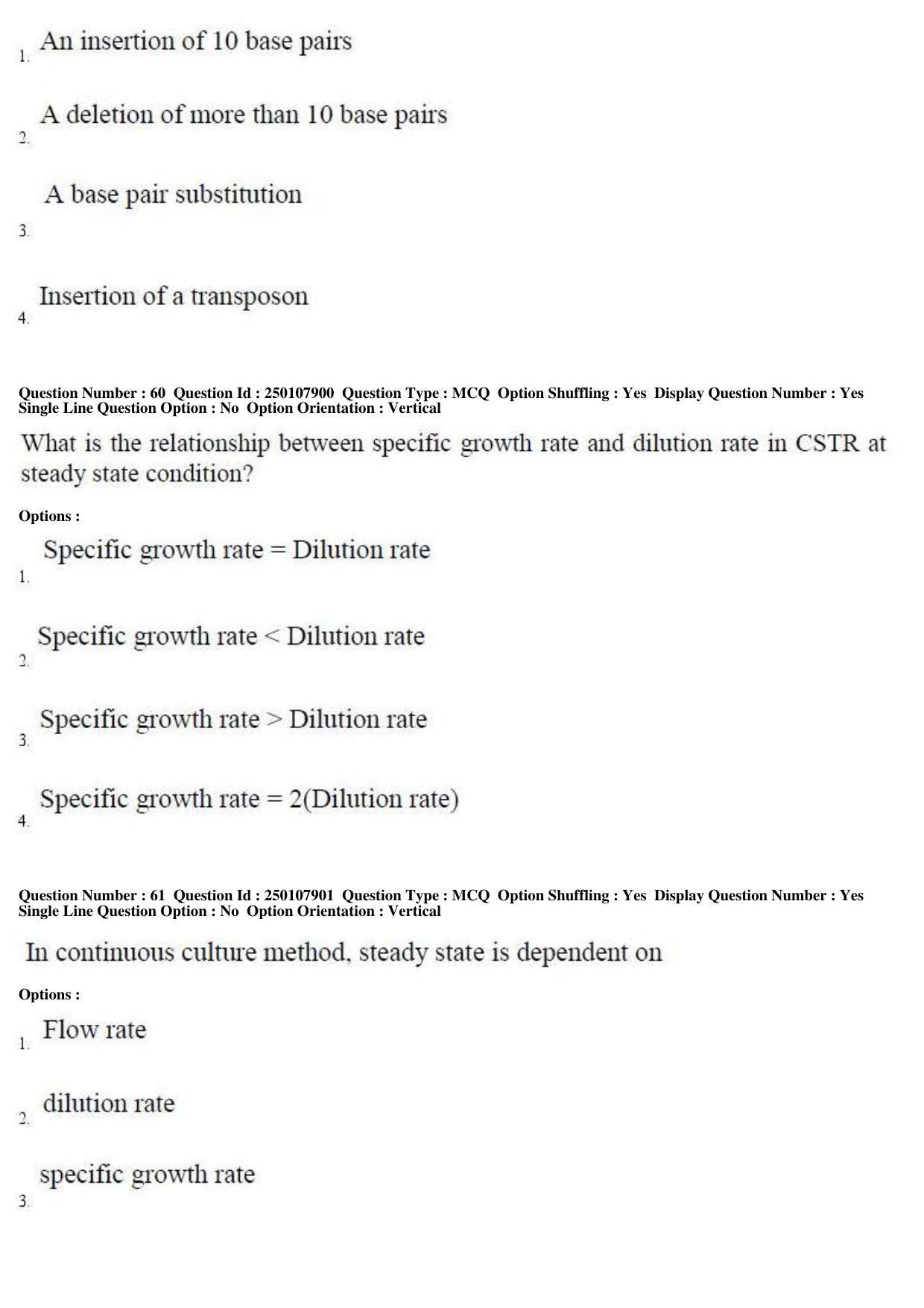 TS PGECET 2019: Bio Technology Question Papers - Page 24