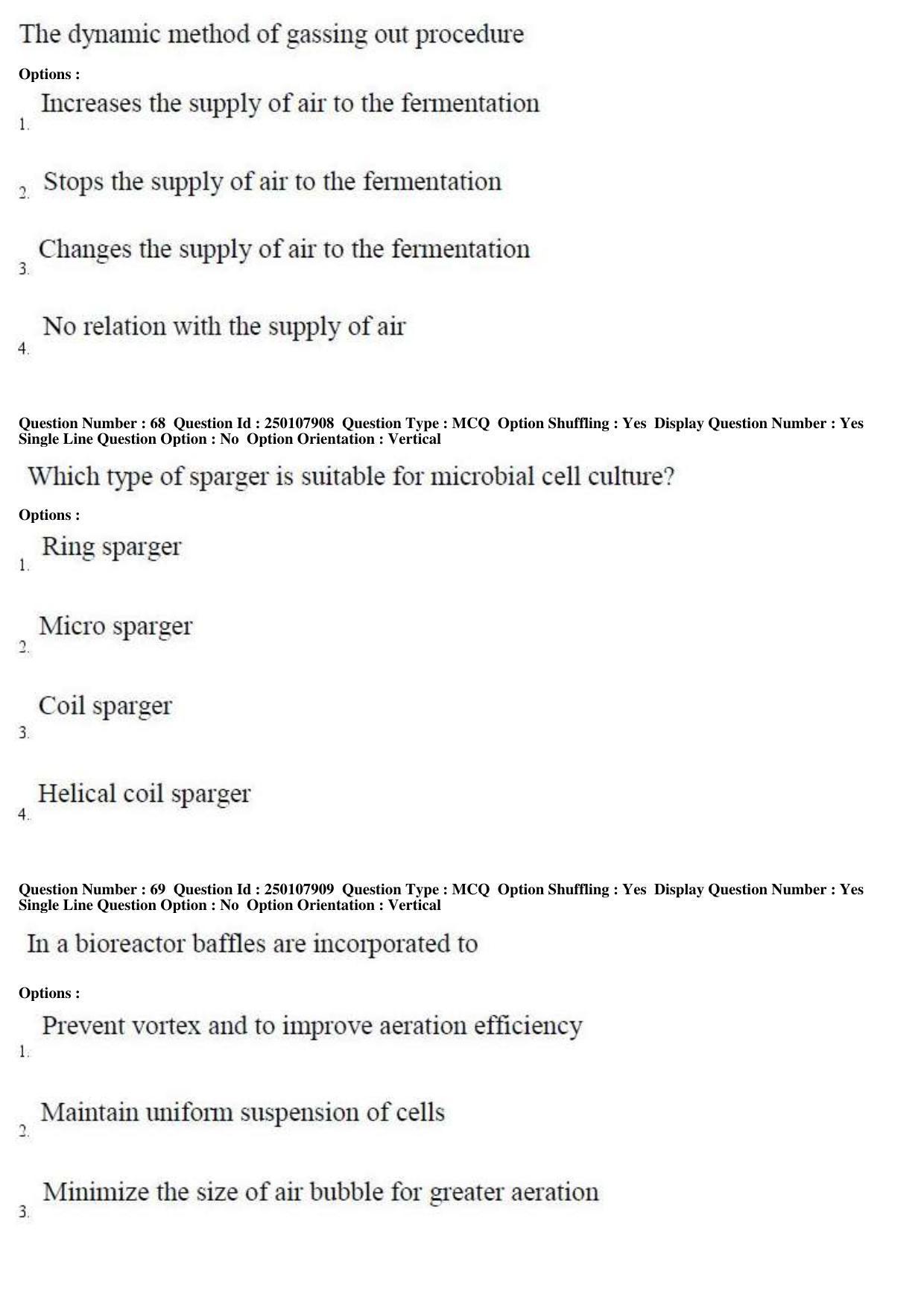 TS PGECET 2019: Bio Technology Question Papers - Page 27