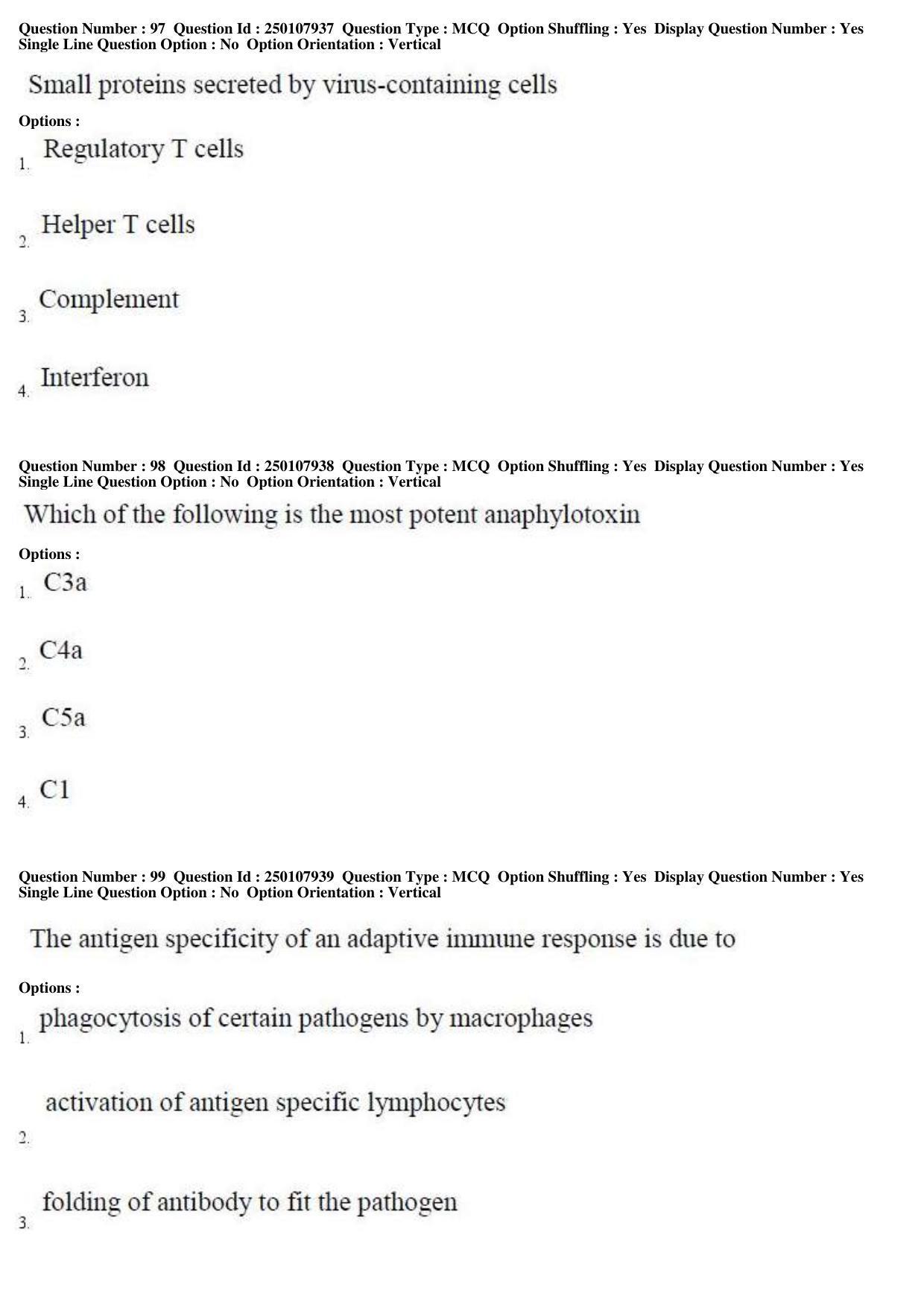 TS PGECET 2019: Bio Technology Question Papers - Page 38
