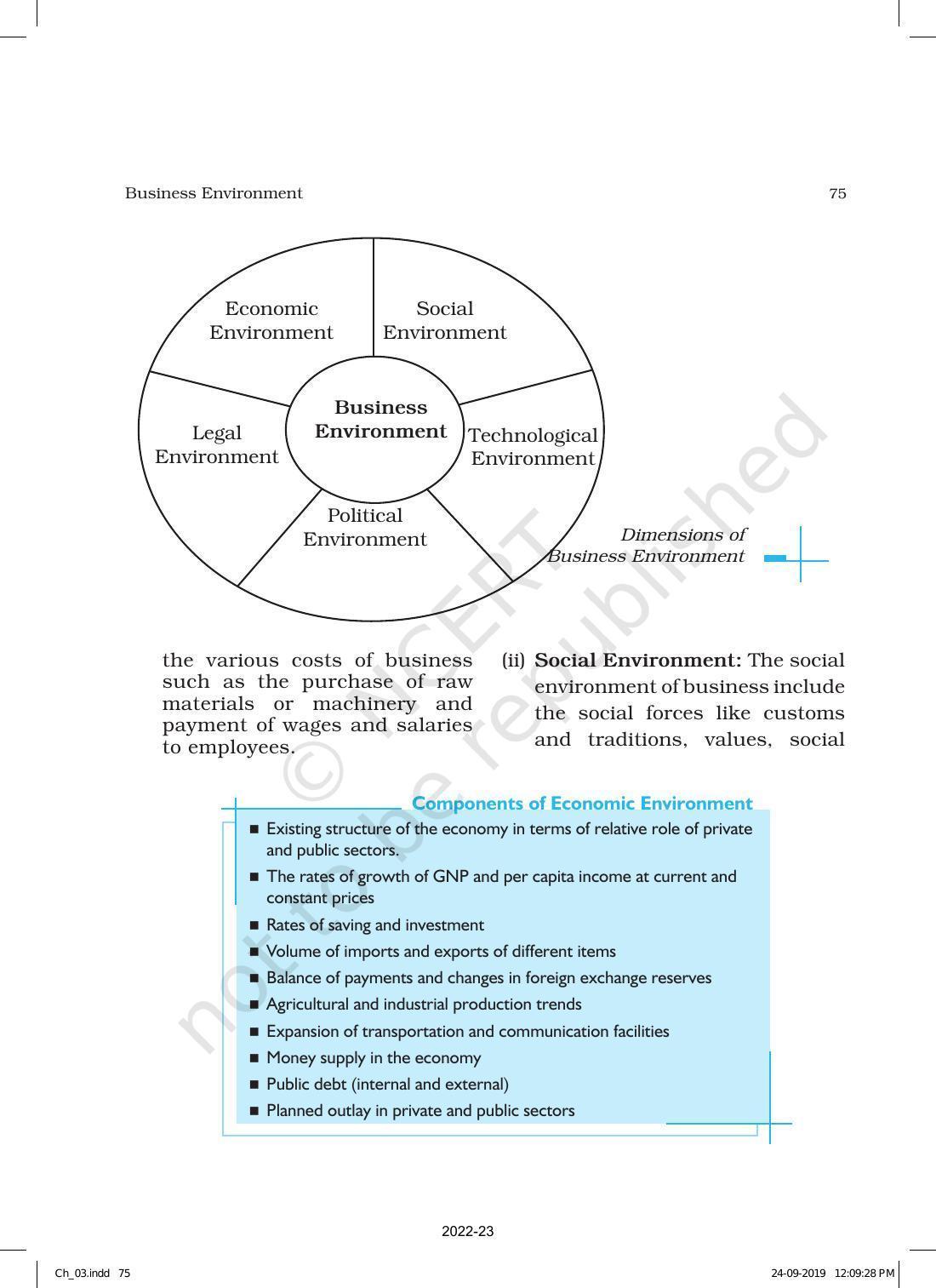 NCERT Book for Class 12 Business Studies Chapter 3 Business Environment - Page 7