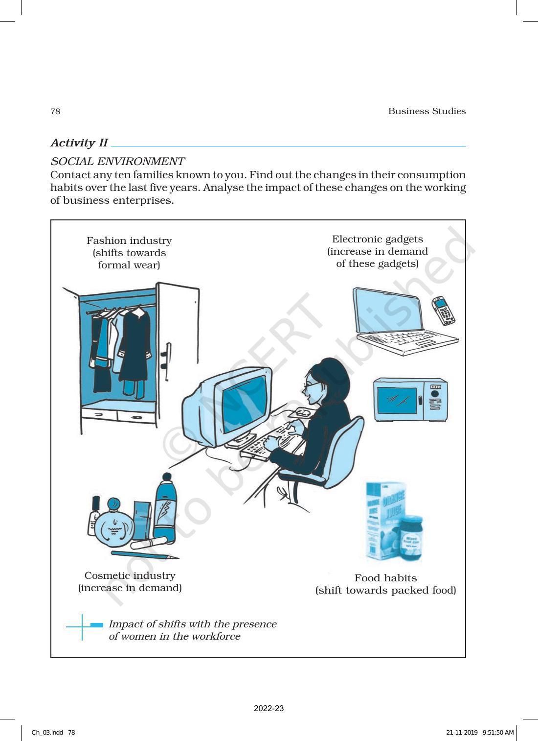 NCERT Book for Class 12 Business Studies Chapter 3 Business Environment - Page 10