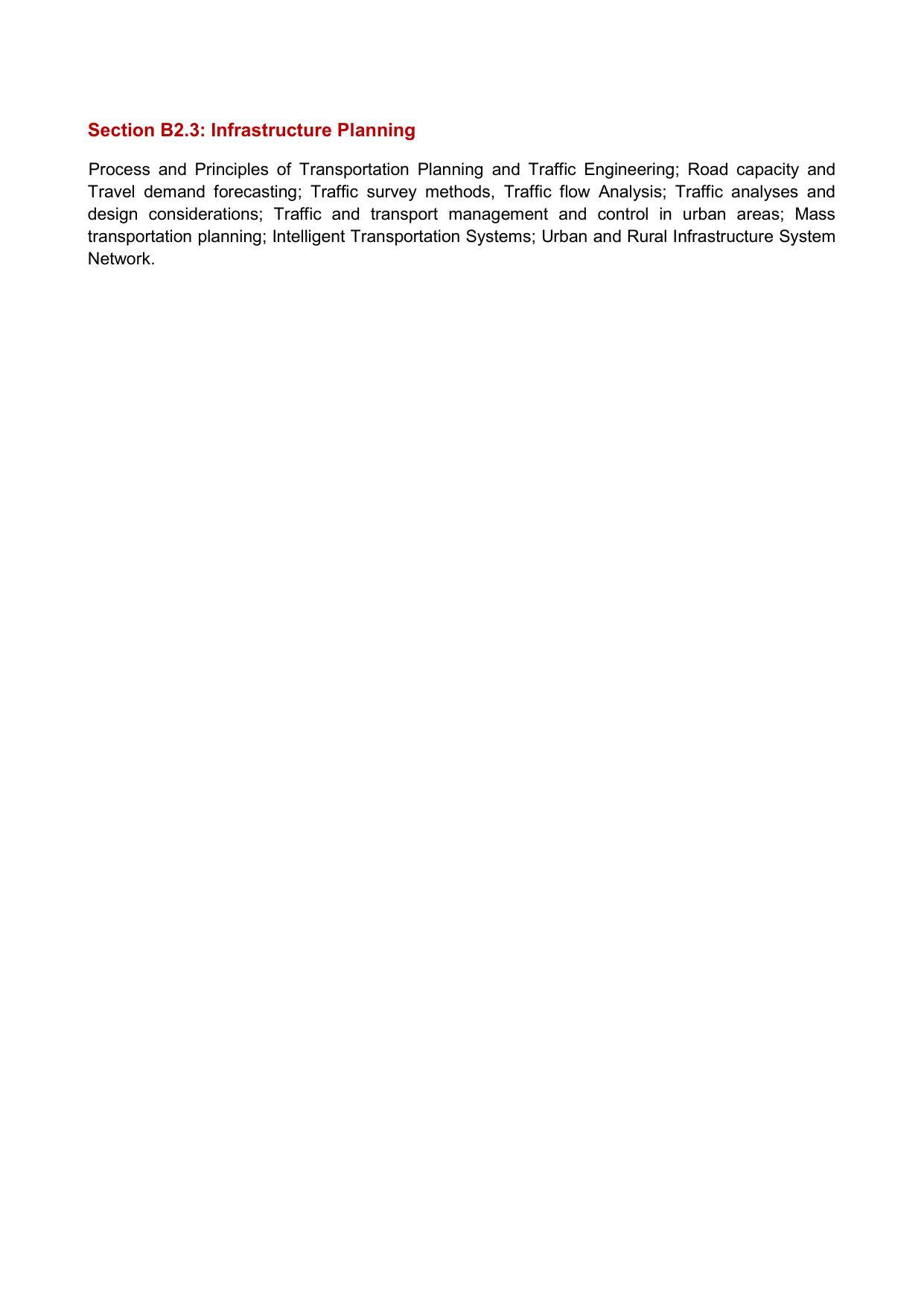 GATE Architecture and Planning Syllabus - Page 3