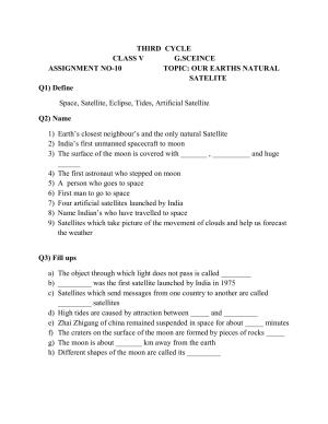 Worksheet for Class 5 Science Assignment 26