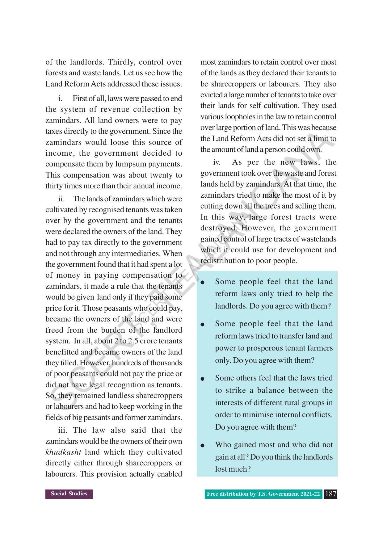 TS SCERT Class 8 Social Science (English Medium) Text Book - Page 79