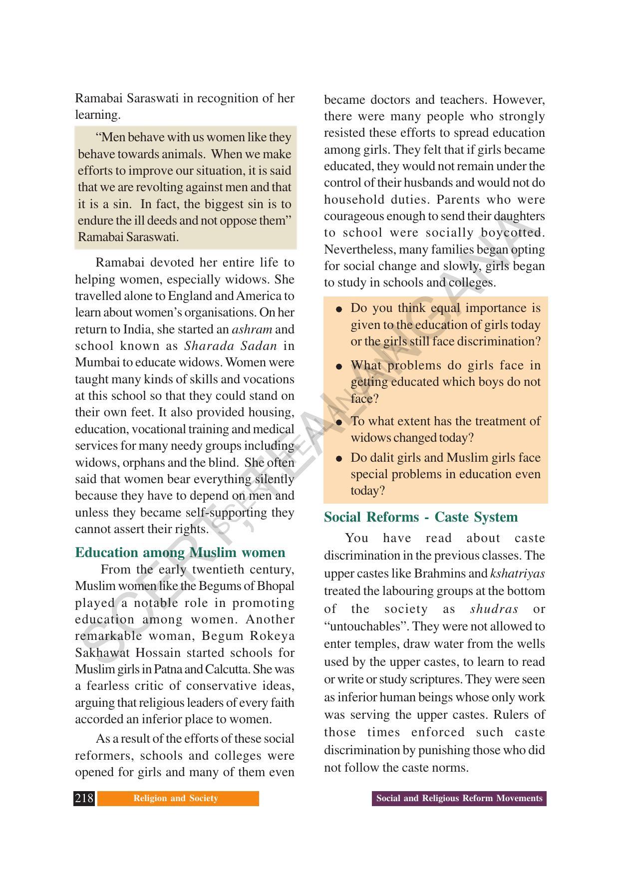 TS SCERT Class 8 Social Science (English Medium) Text Book - Page 110