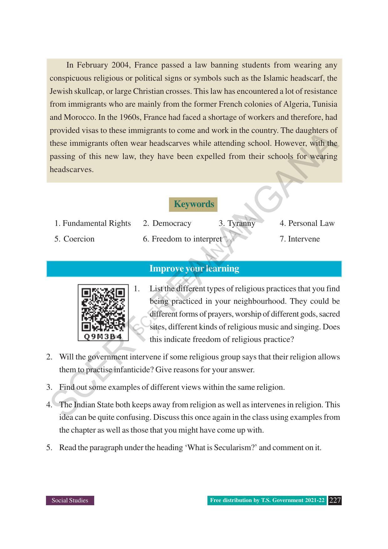 TS SCERT Class 8 Social Science (English Medium) Text Book - Page 119