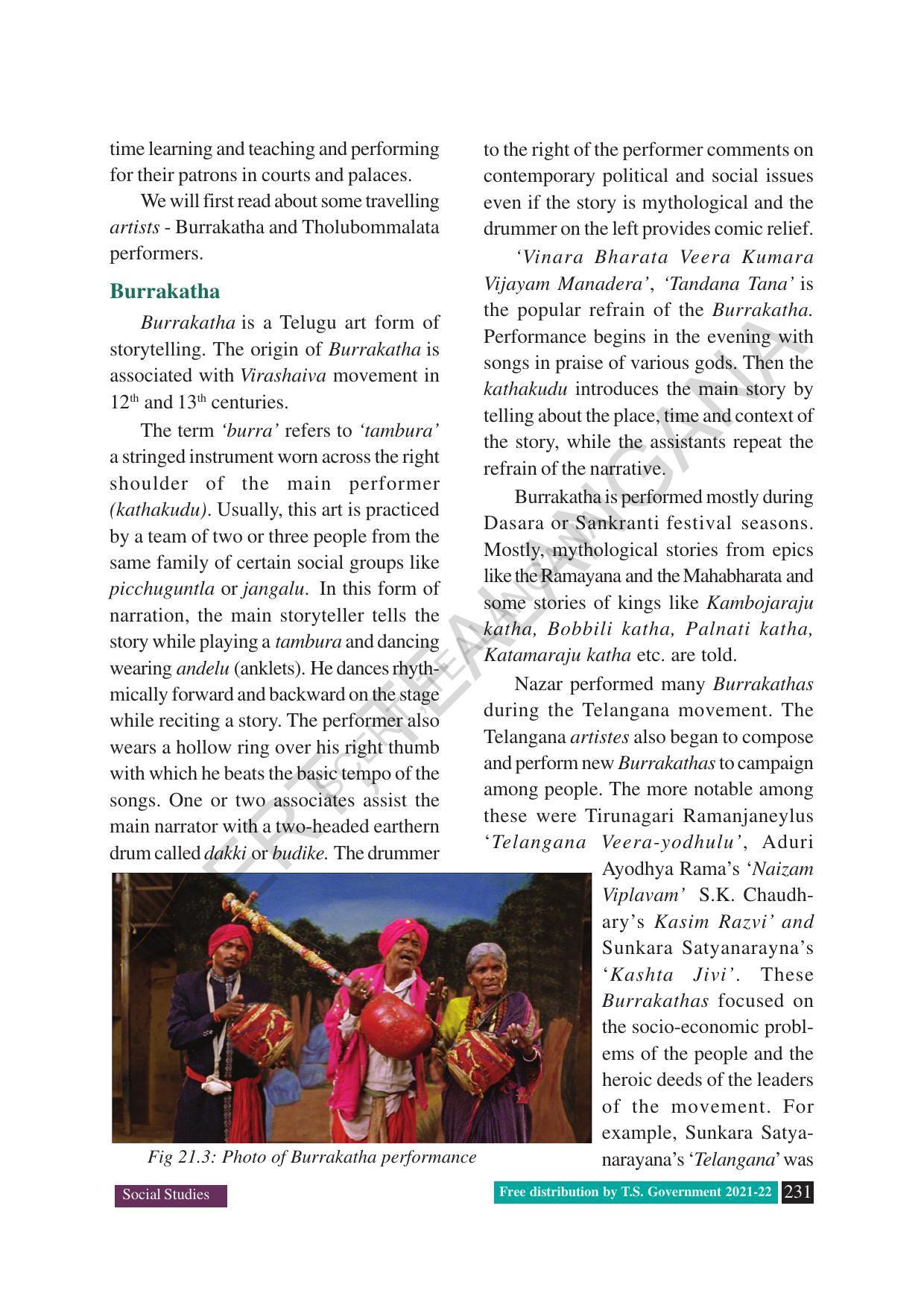 TS SCERT Class 8 Social Science (English Medium) Text Book - Page 123
