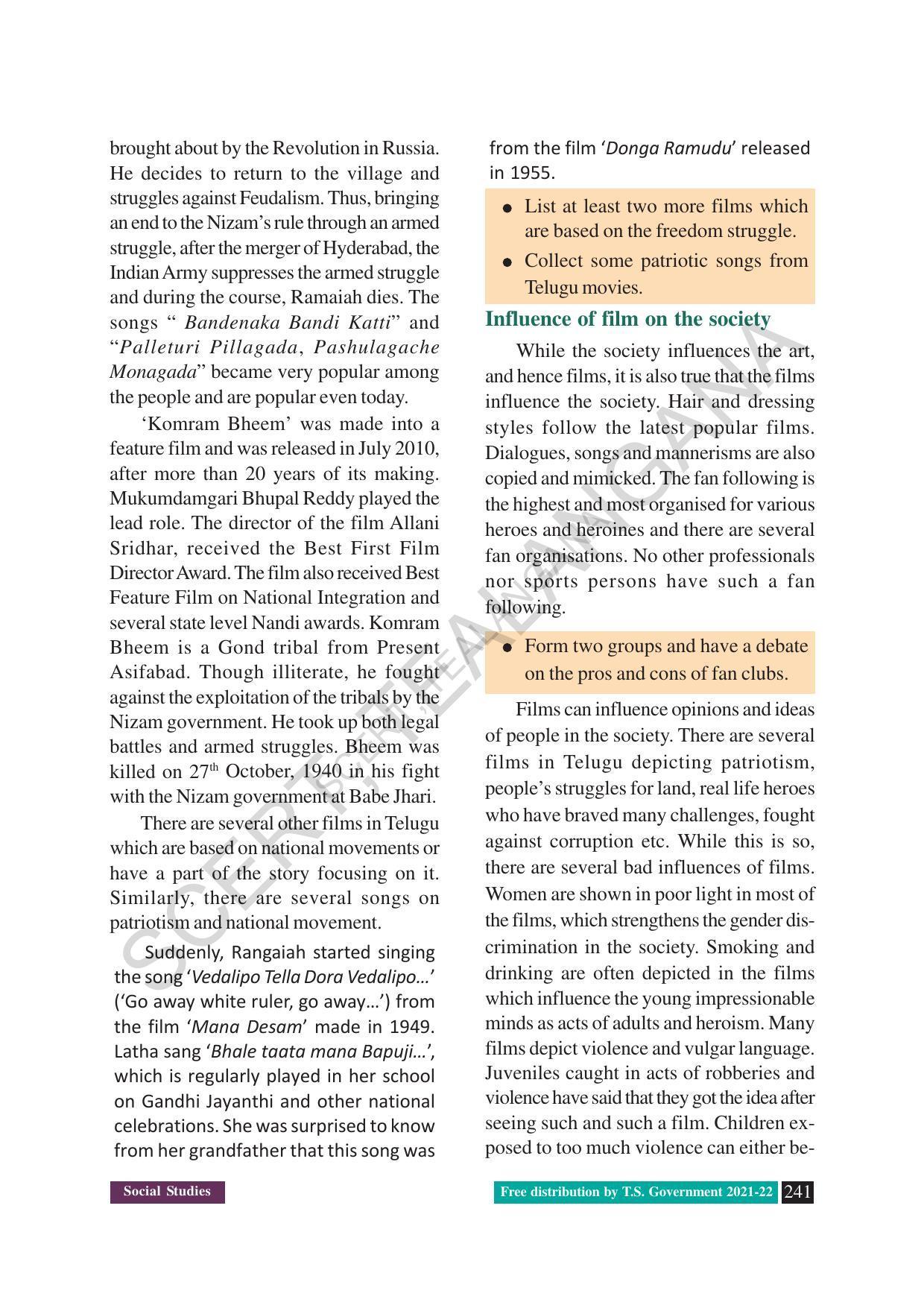 TS SCERT Class 8 Social Science (English Medium) Text Book - Page 133
