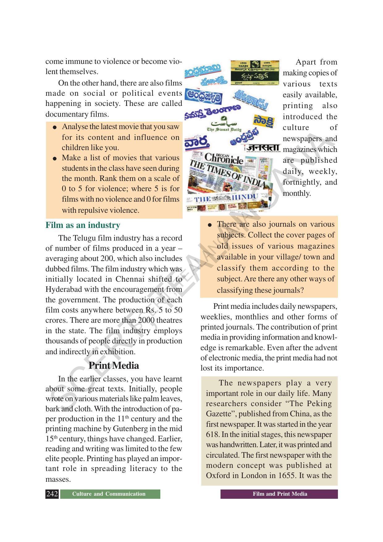 TS SCERT Class 8 Social Science (English Medium) Text Book - Page 134