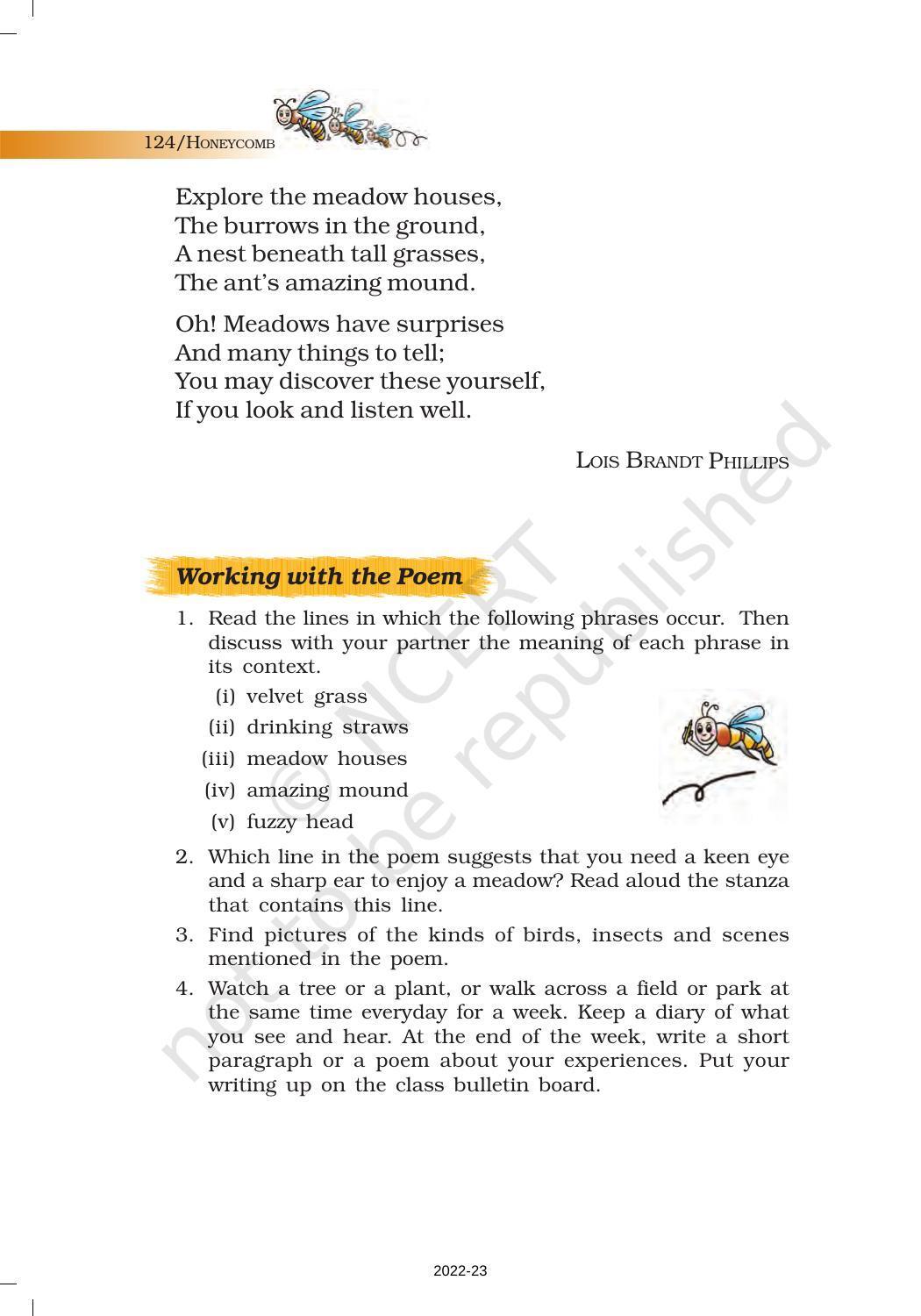NCERT Book for Class 7 English (Honeycomb): Chapter 8-Fire Friend and Foe - Page 14