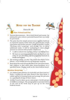 NCERT Book for Class 7 English (Honeycomb): Chapter 8-Fire Friend and Foe