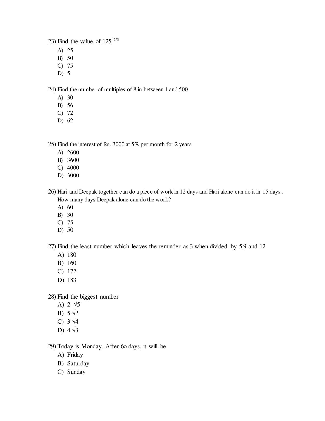 IFTK Entrance Exam General Ability Test Question Papers 2021 - Page 4