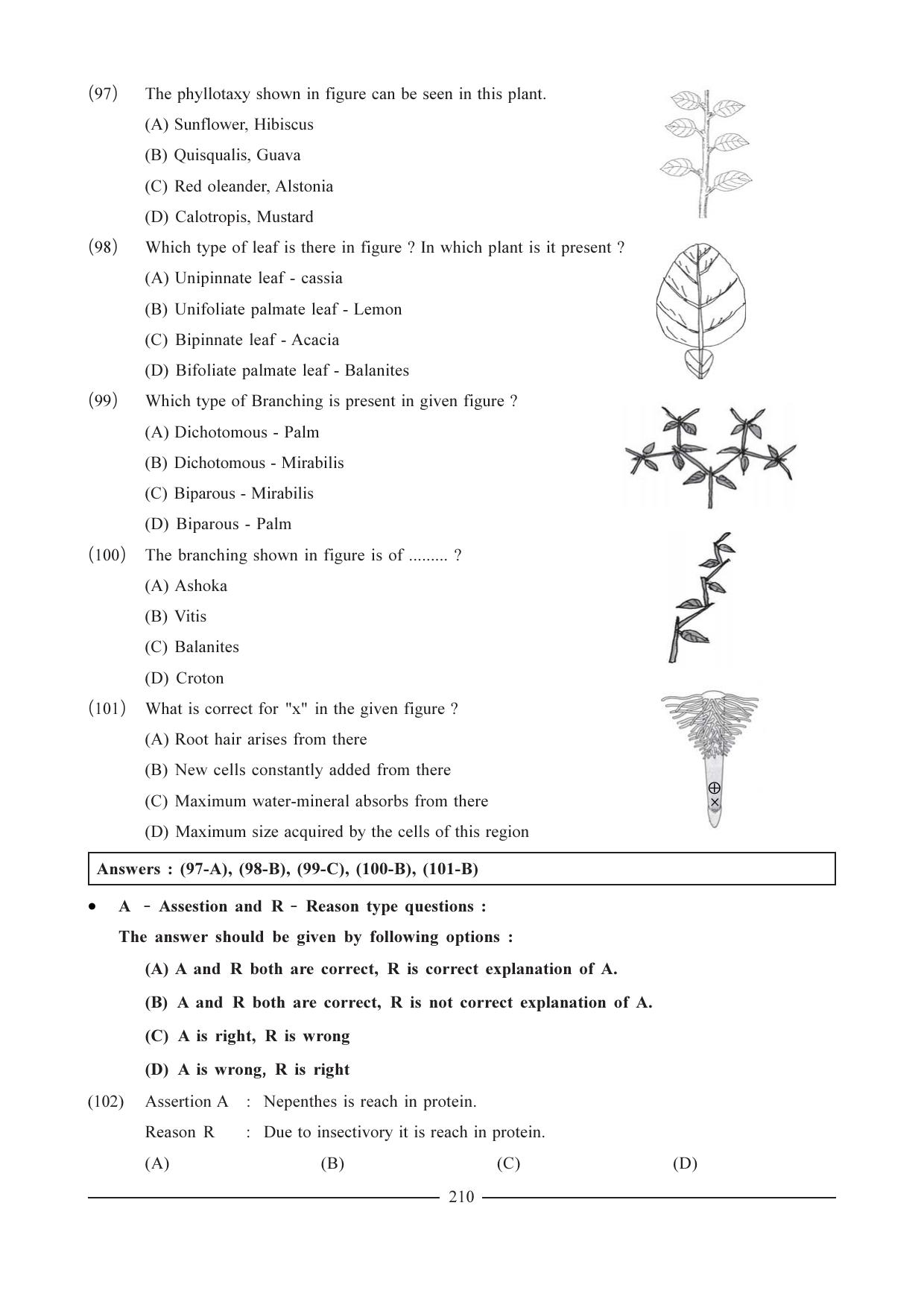 GSEB HSC Biology Question Paper (English Medium)- Chapter 12 - Page 16
