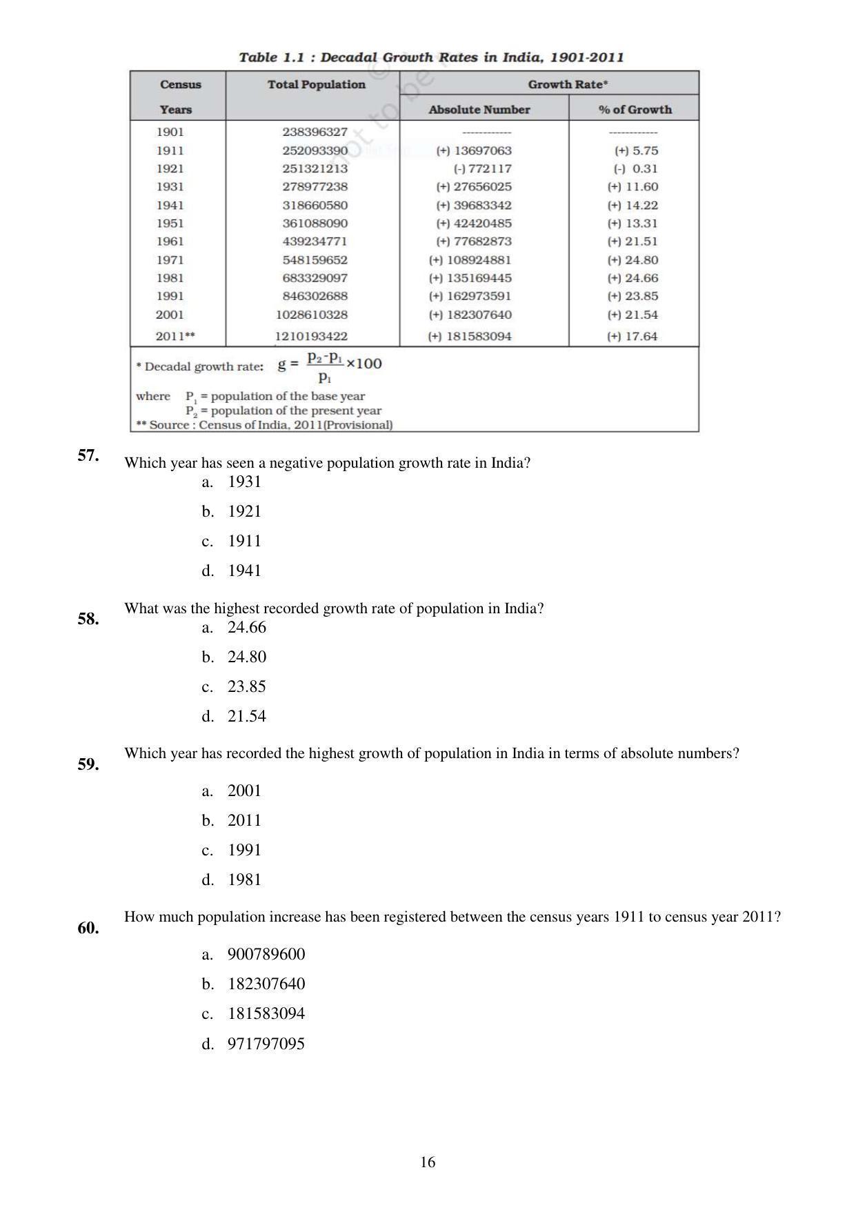 CBSE Class 12th Geography Sample Question Paper 2021-22 - Page 16