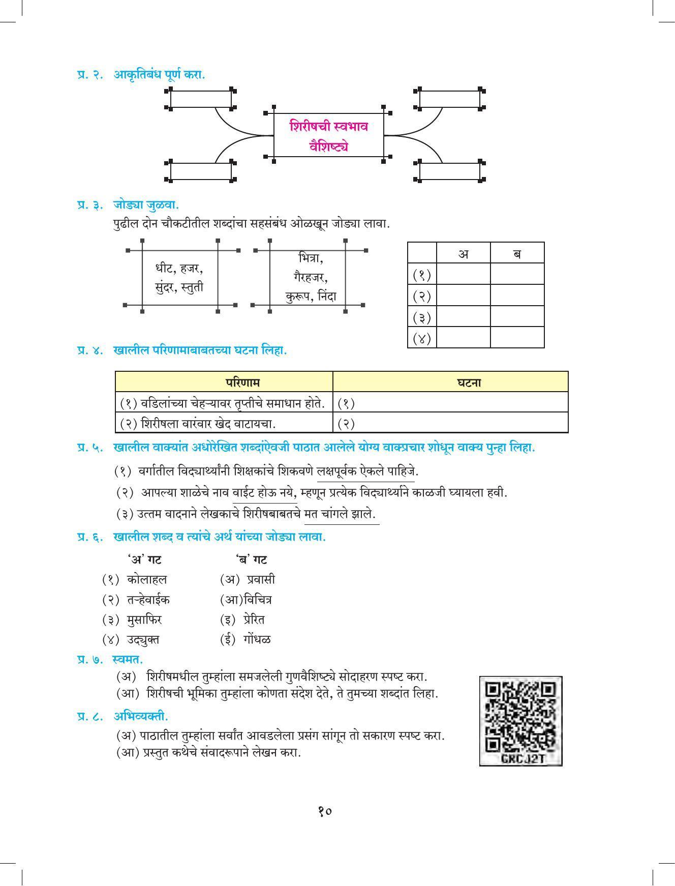 Maharashtra Board Class 9 Marathi Textbook - Page 20