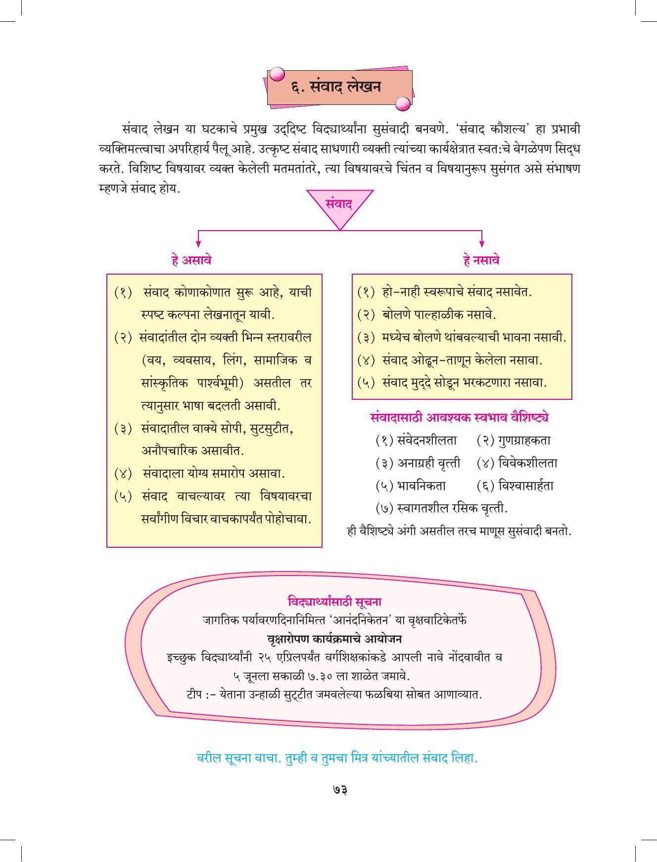 Maharashtra Board Class 9 Marathi Textbook - Page 83