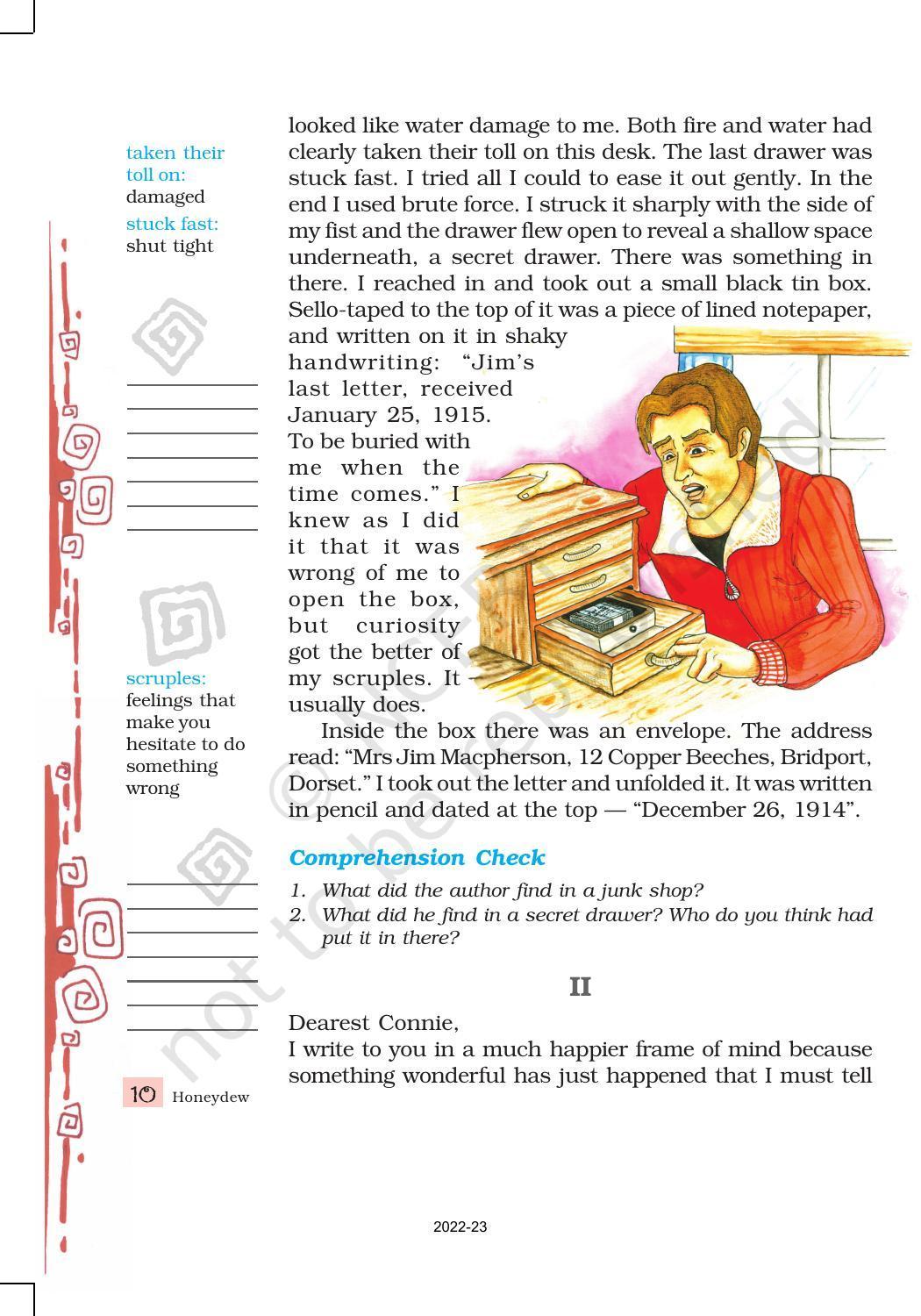 NCERT Book for Class 8 English Chapter 1 The Best Christmas Present in the World - Page 2