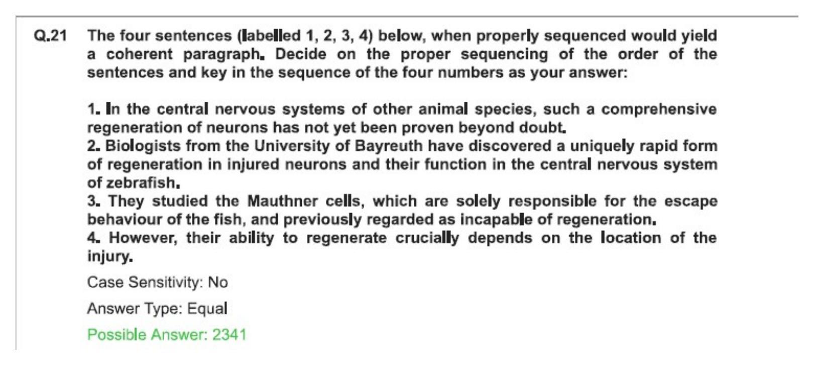 CAT 2022 CAT VARC Slot 1 Question Paper - Page 26