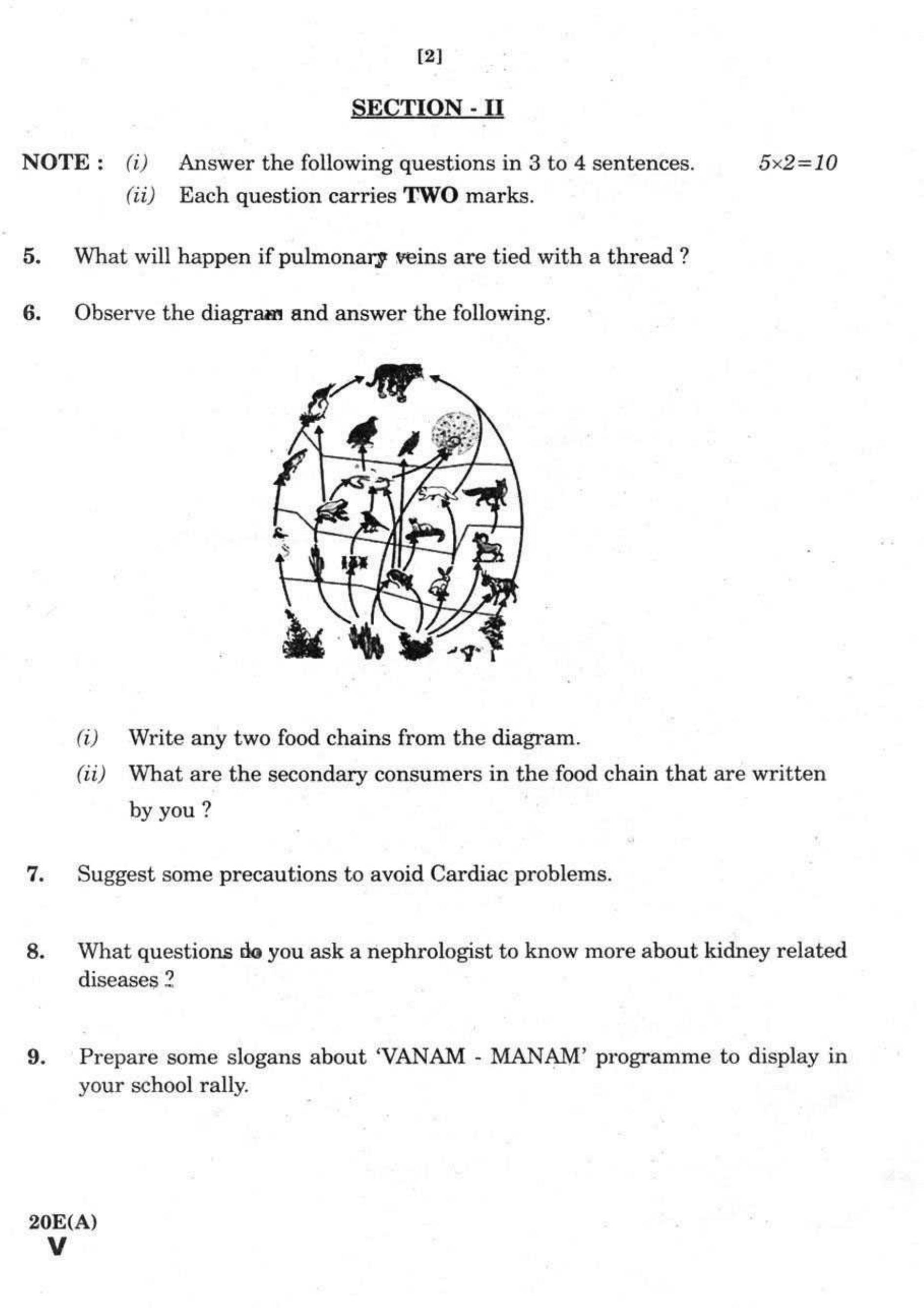 AP Class 10 Science (Paper II) 2018 Question Paper - Page 2