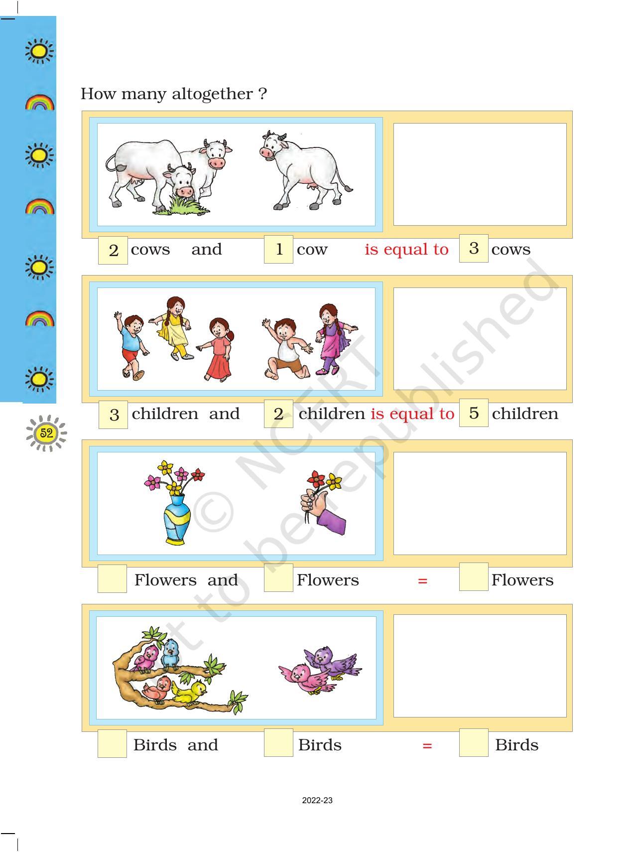 NCERT Book for Class 1 Maths :Chapter 3-Addition - Page 2
