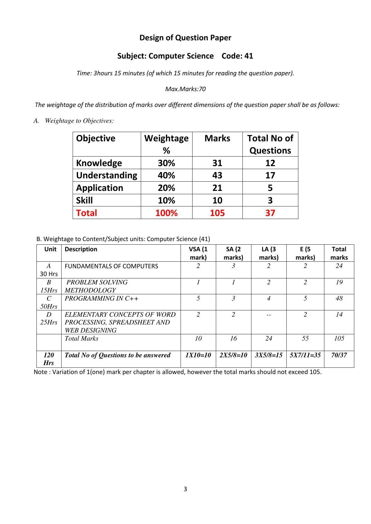 Karnataka 1st PUC Question Bank for Computer Science - Page 3