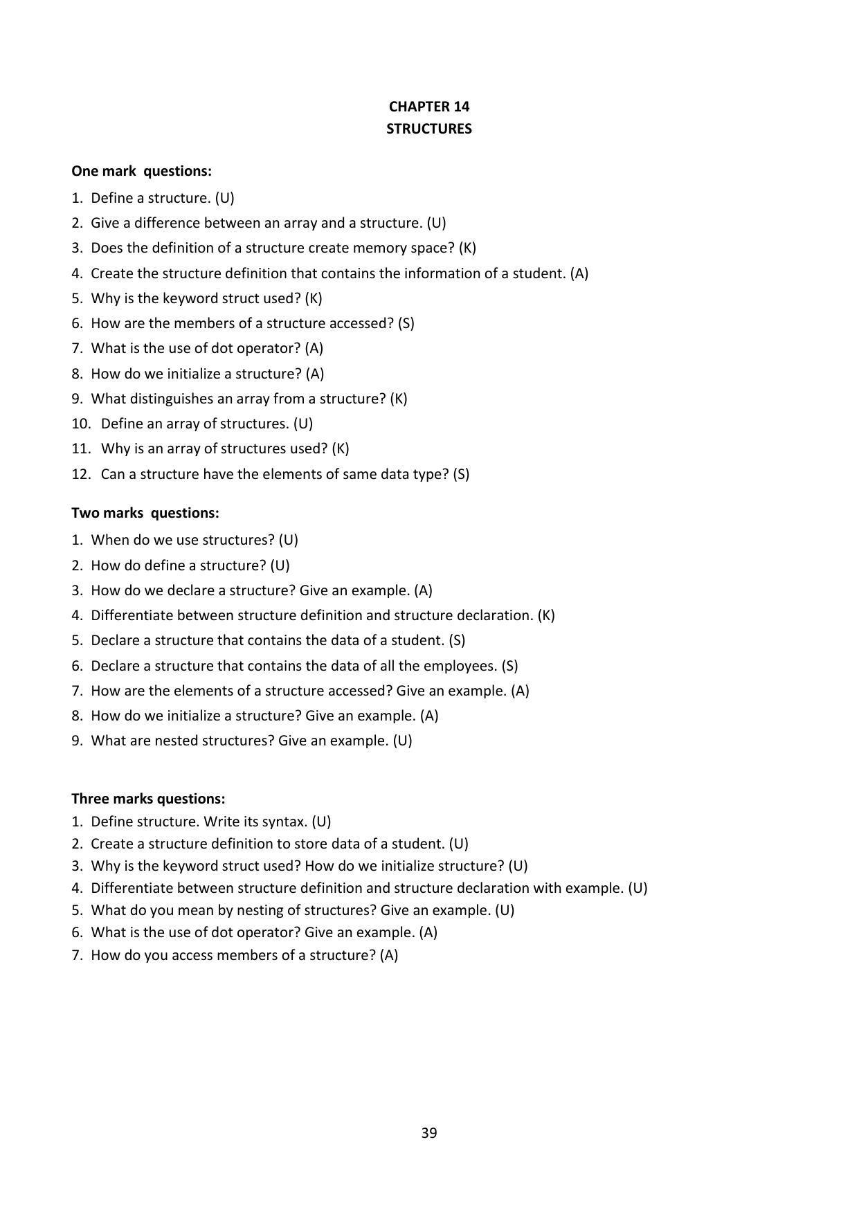 Karnataka 1st PUC Question Bank for Computer Science - Page 39