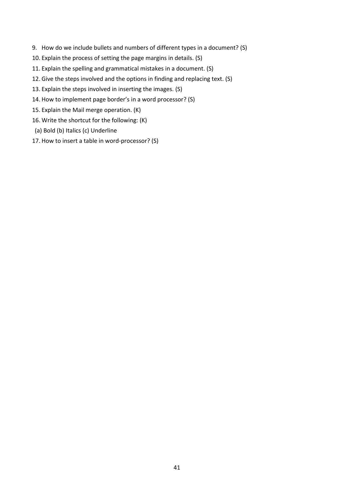 Karnataka 1st PUC Question Bank for Computer Science - Page 41