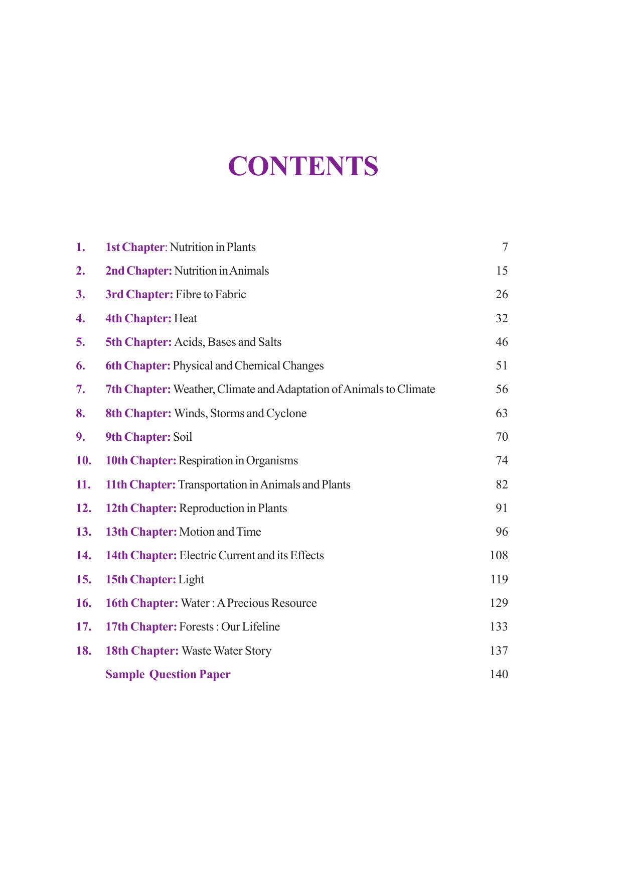 Tripura Board Class 7 Science English Version Workbooks - Page 5