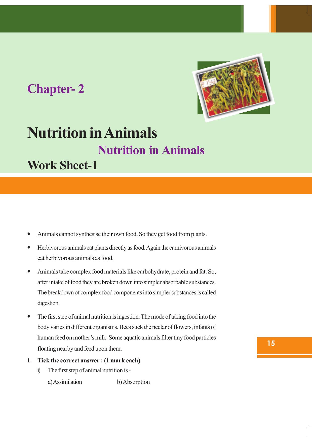 Tripura Board Class 7 Science English Version Workbooks - Page 15