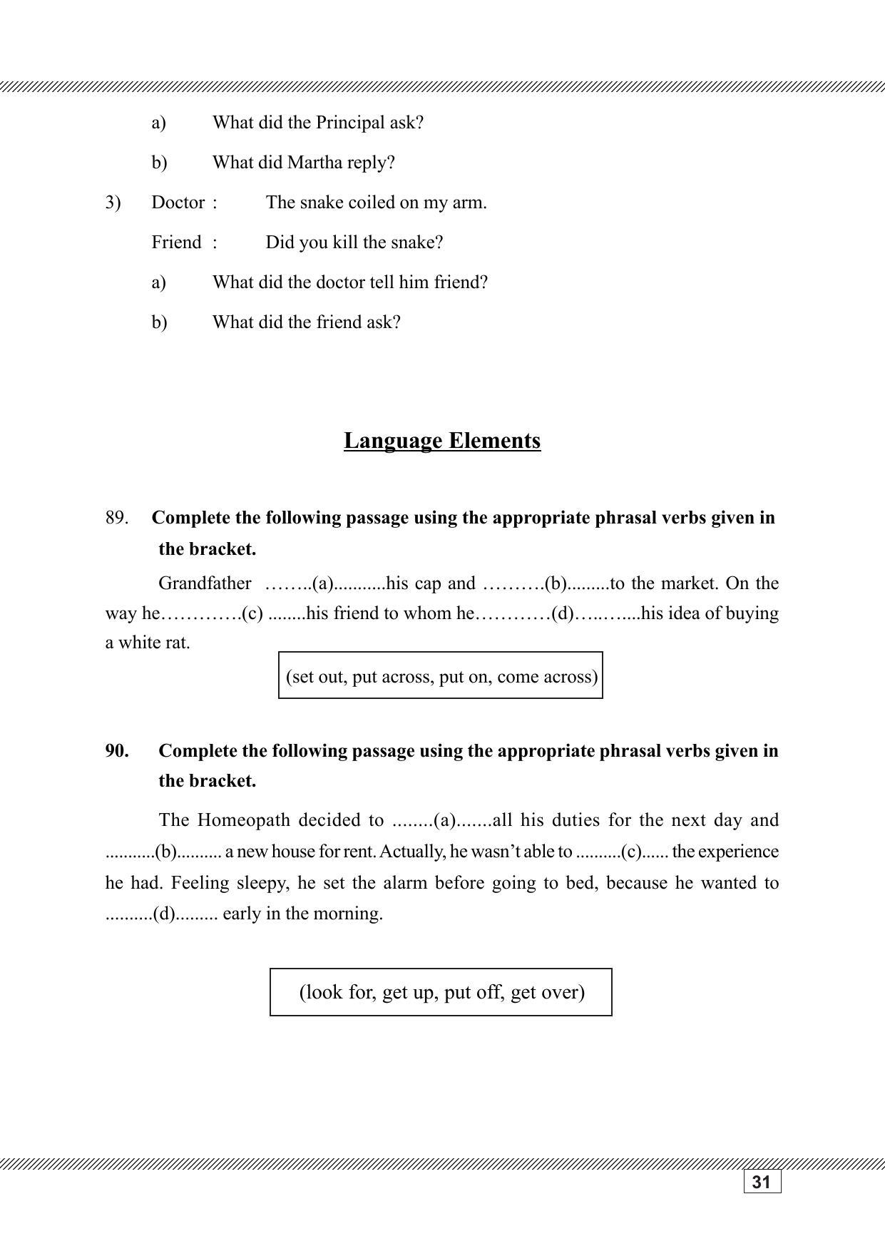 Kerala SSLC 2023 English Question Pool - Page 31