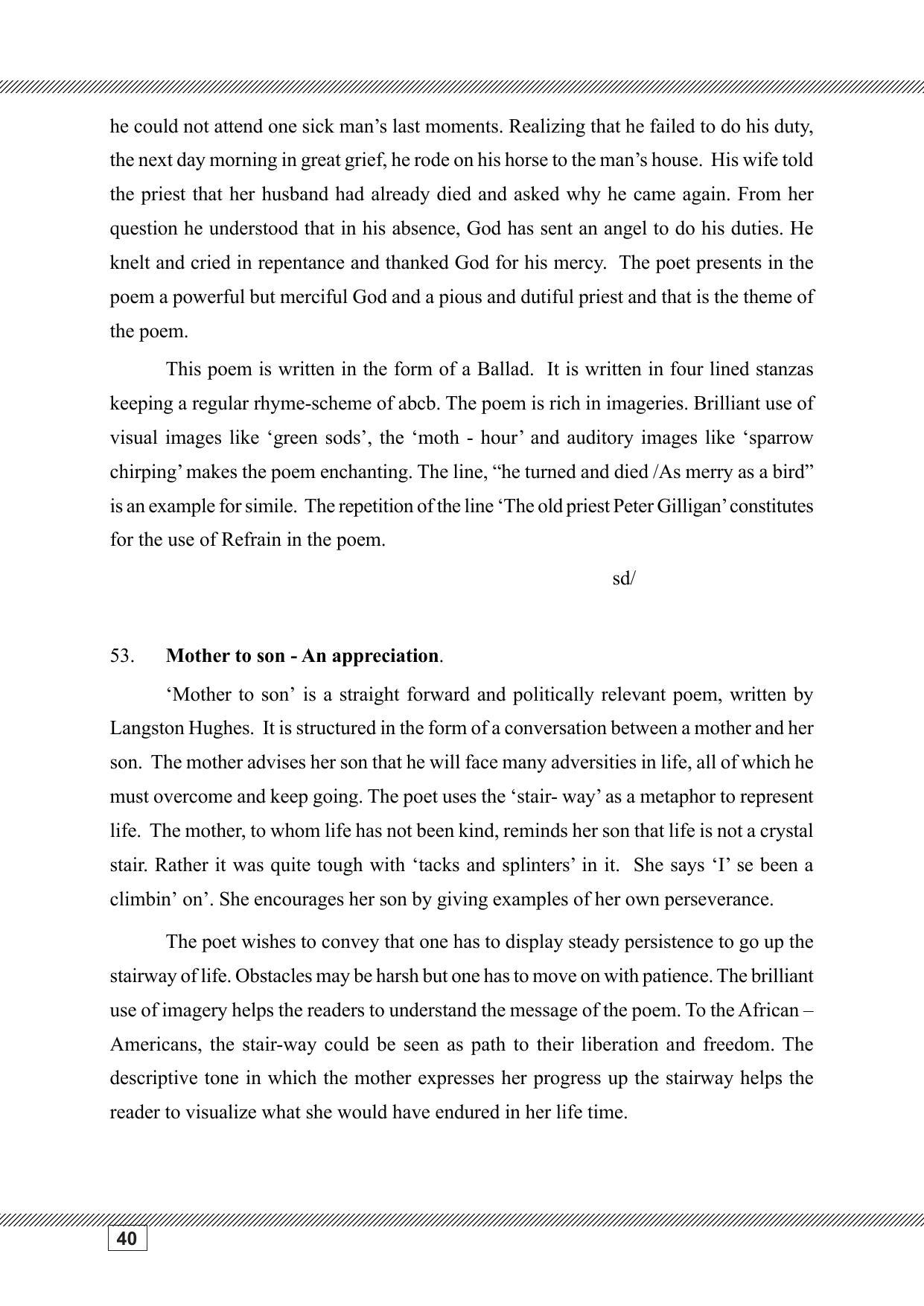 Kerala SSLC 2023 English Question Pool - Page 40