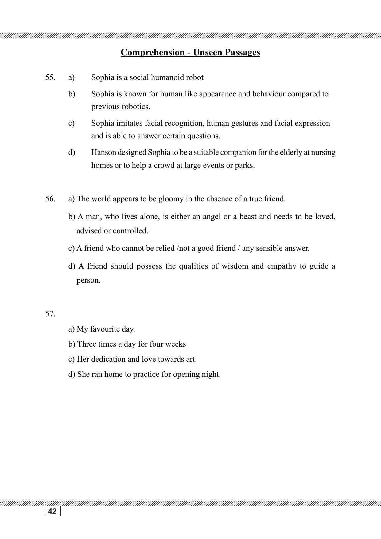 Kerala SSLC 2023 English Question Pool - Page 42