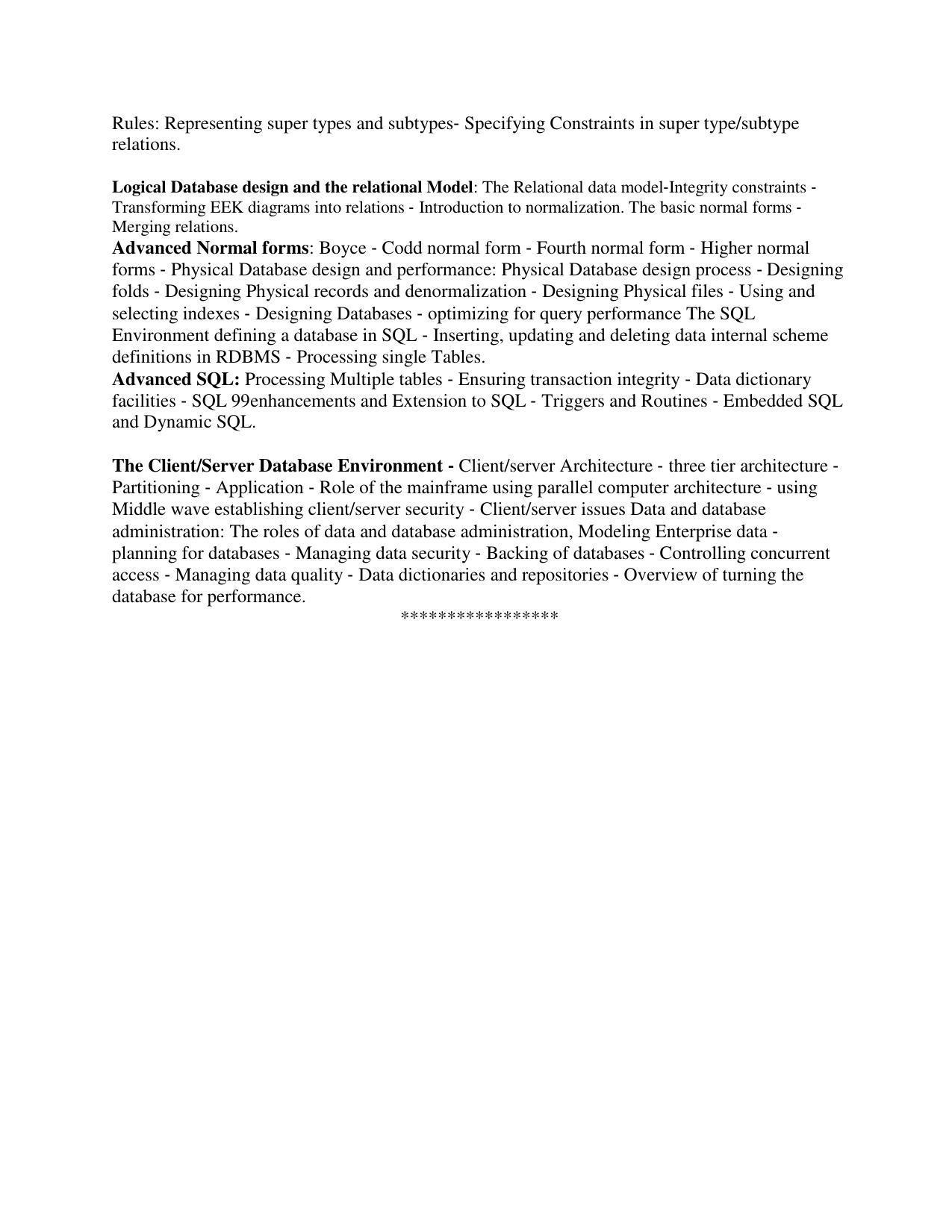 AP PGCET COMPUTER SCIENCE Syllabus - Page 2
