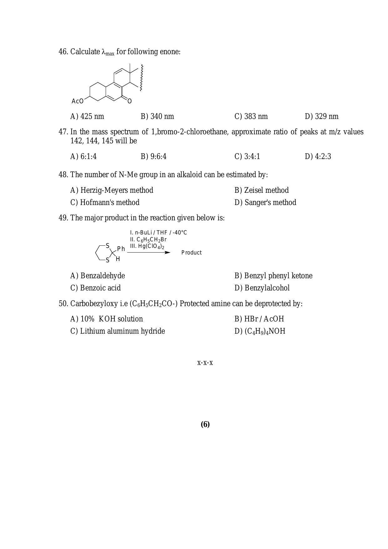PU MPET Anthropology 2016 Question Paper - Page 31