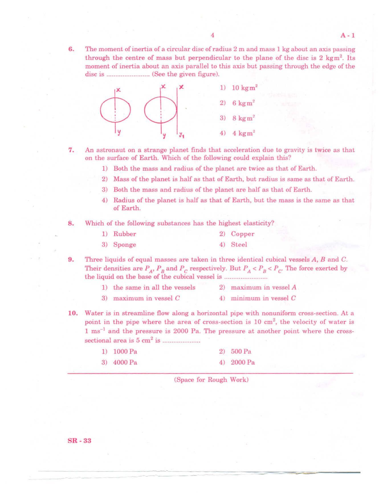 KCET Physics 2010 Question Papers - Page 3