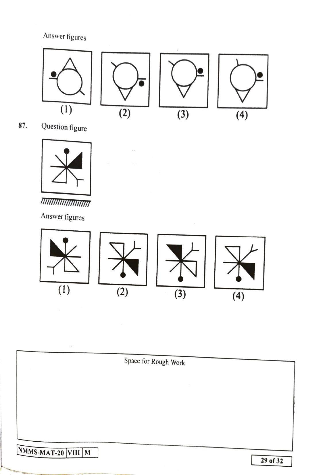 MAT ENGLISH 2020-21 Class 8 Maharashtra NMMS Question Papers - Page 29