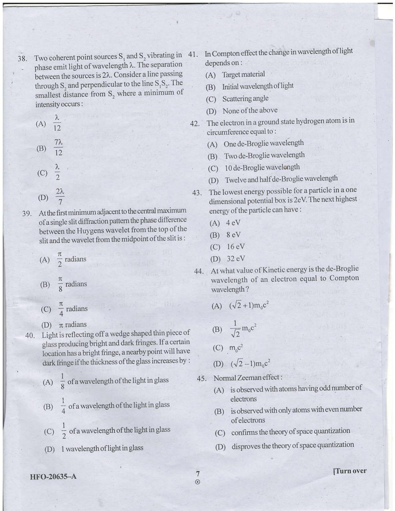 KUET 2023 M.Sc. Physics Question Paper - Page 53