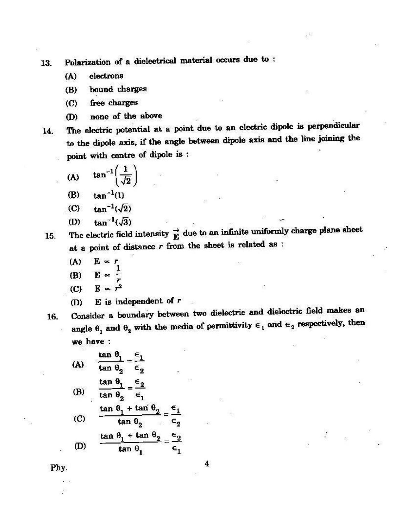 KUET 2023 M.Sc. Physics Question Paper - Page 144
