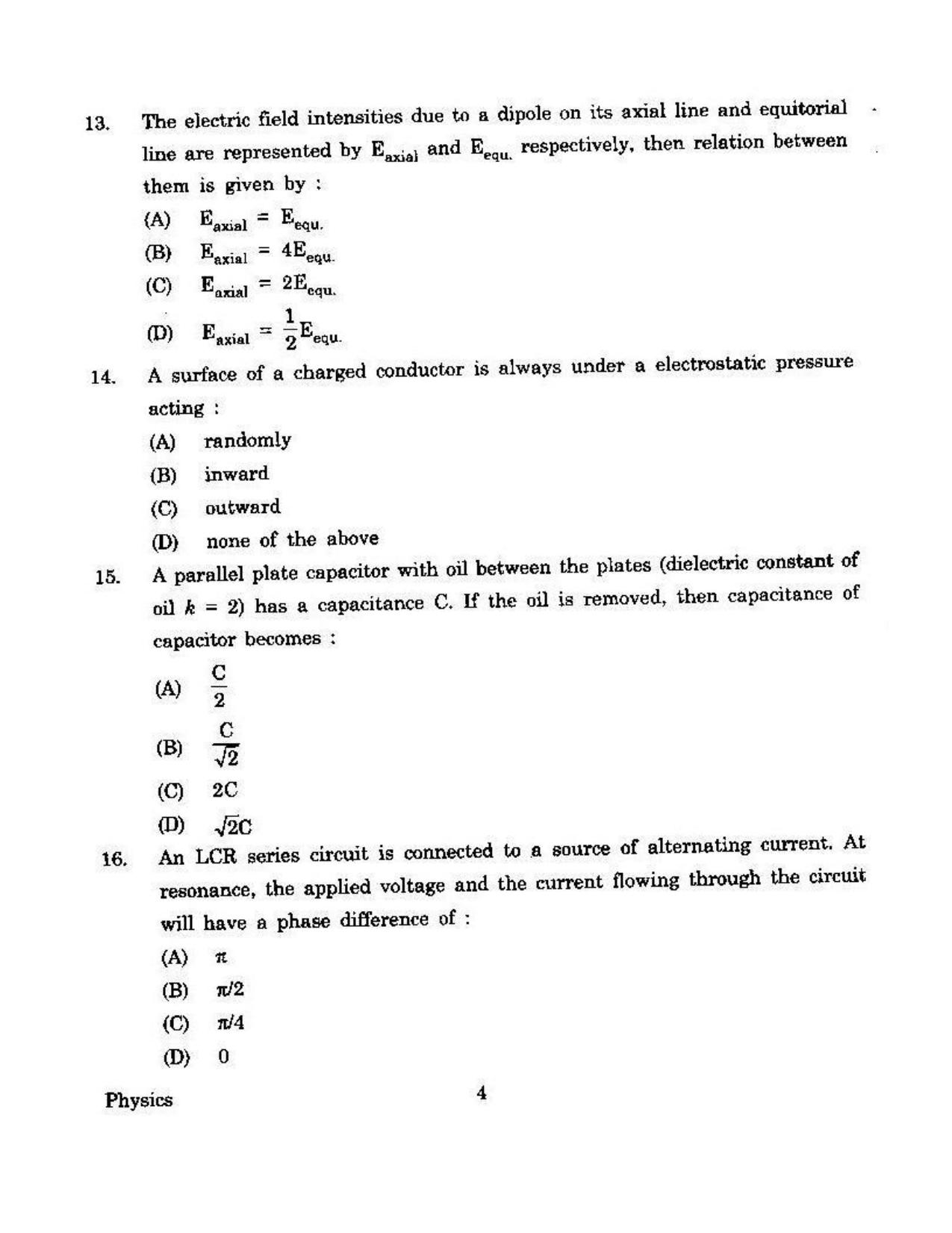 KUET 2023 M.Sc. Physics Question Paper - Page 160