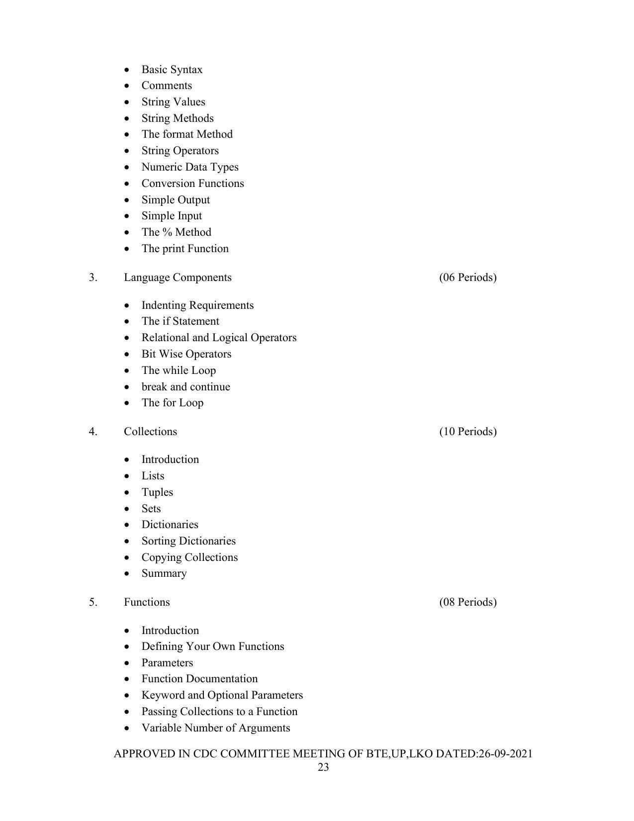 SYLLABUS FOR SEMESTER SYSTEM EFFECTIVE FROM (2021-2022) - Post Graduate Diploma in Computer Application - Page 23