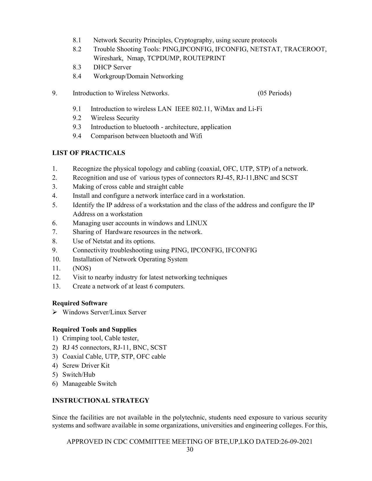 SYLLABUS FOR SEMESTER SYSTEM EFFECTIVE FROM (2021-2022) - Post Graduate Diploma in Computer Application - Page 30