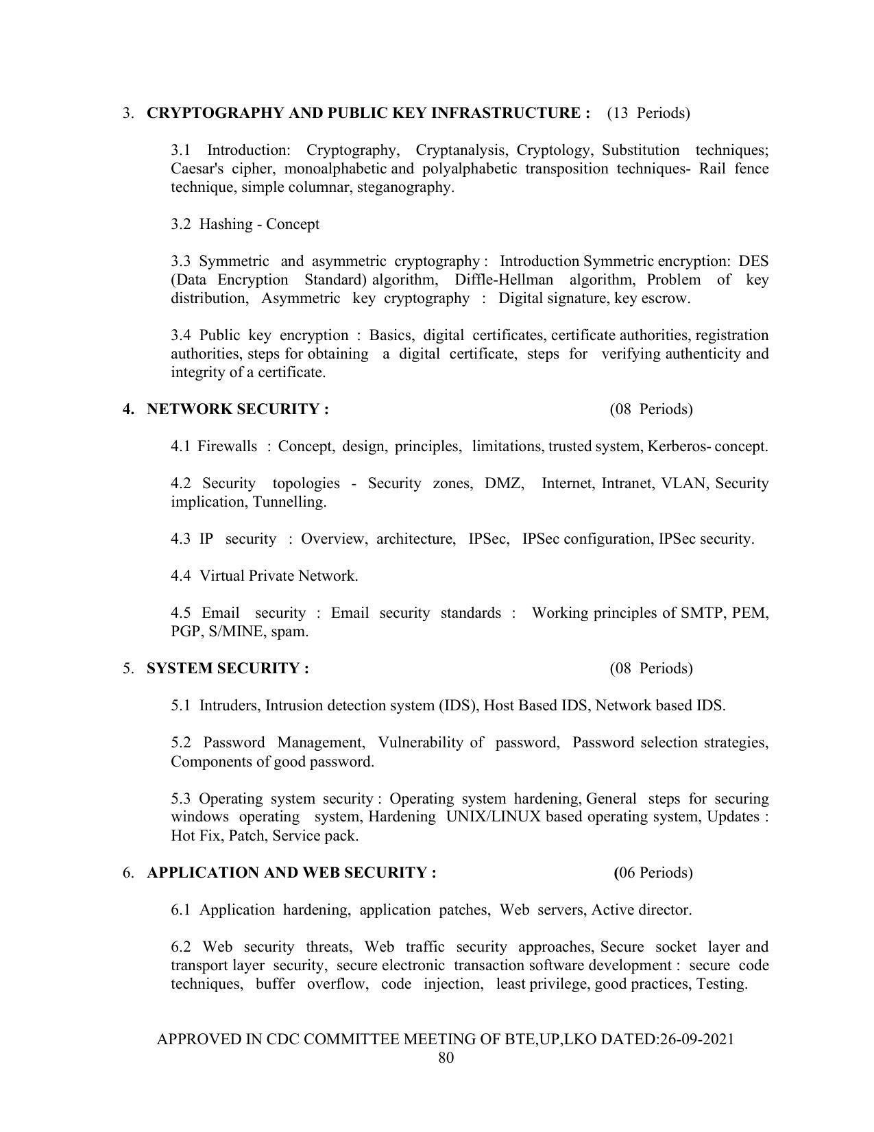 SYLLABUS FOR SEMESTER SYSTEM EFFECTIVE FROM (2021-2022) - Post Graduate Diploma in Computer Application - Page 80