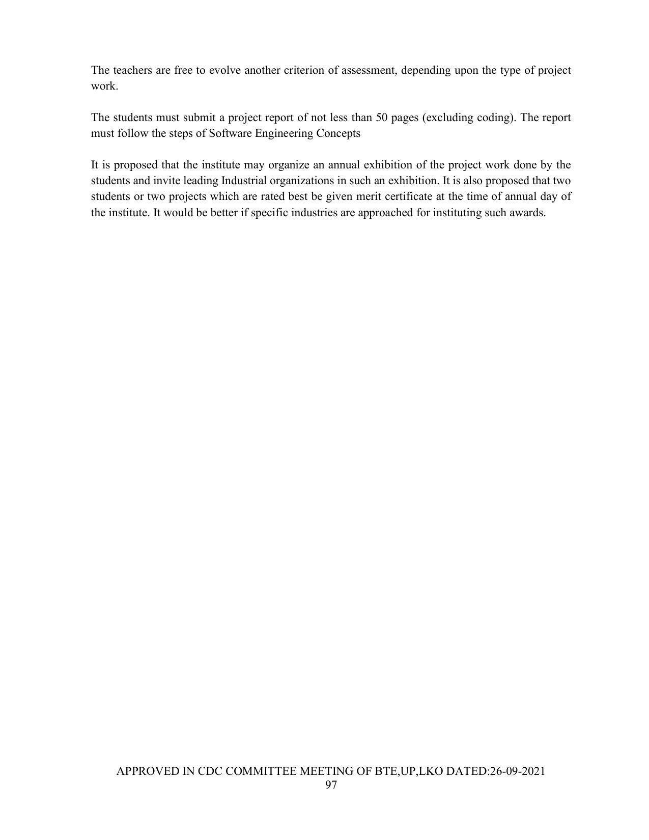 SYLLABUS FOR SEMESTER SYSTEM EFFECTIVE FROM (2021-2022) - Post Graduate Diploma in Computer Application - Page 97