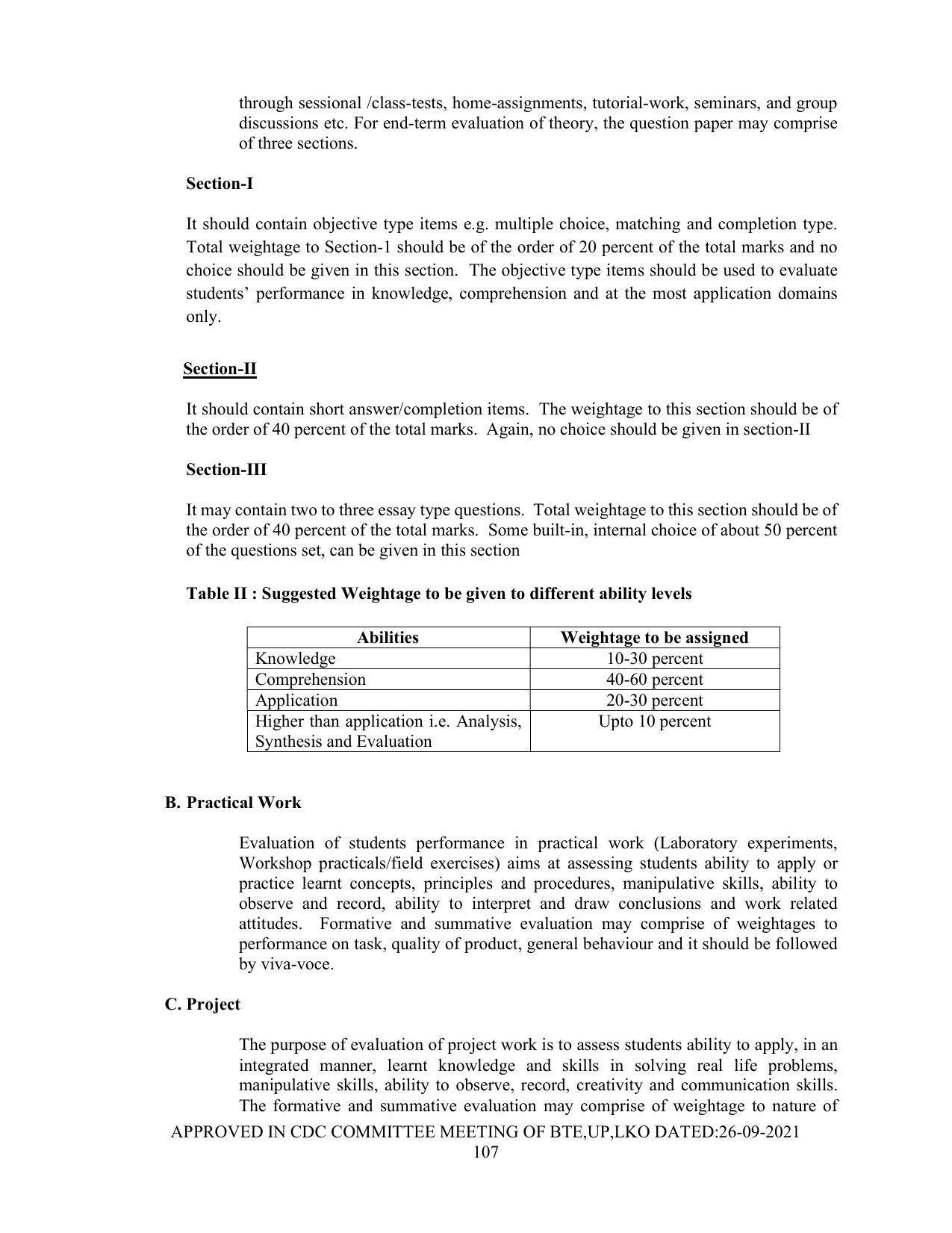 SYLLABUS FOR SEMESTER SYSTEM EFFECTIVE FROM (2021-2022) - Post Graduate Diploma in Computer Application - Page 107